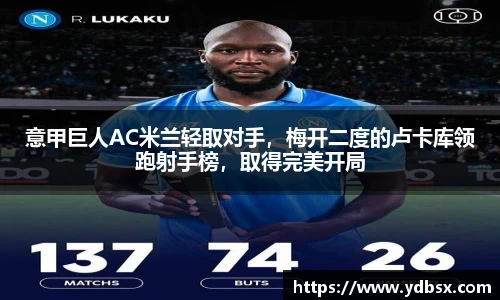 意甲巨人AC米兰轻取对手，梅开二度的卢卡库领跑射手榜，取得完美开局